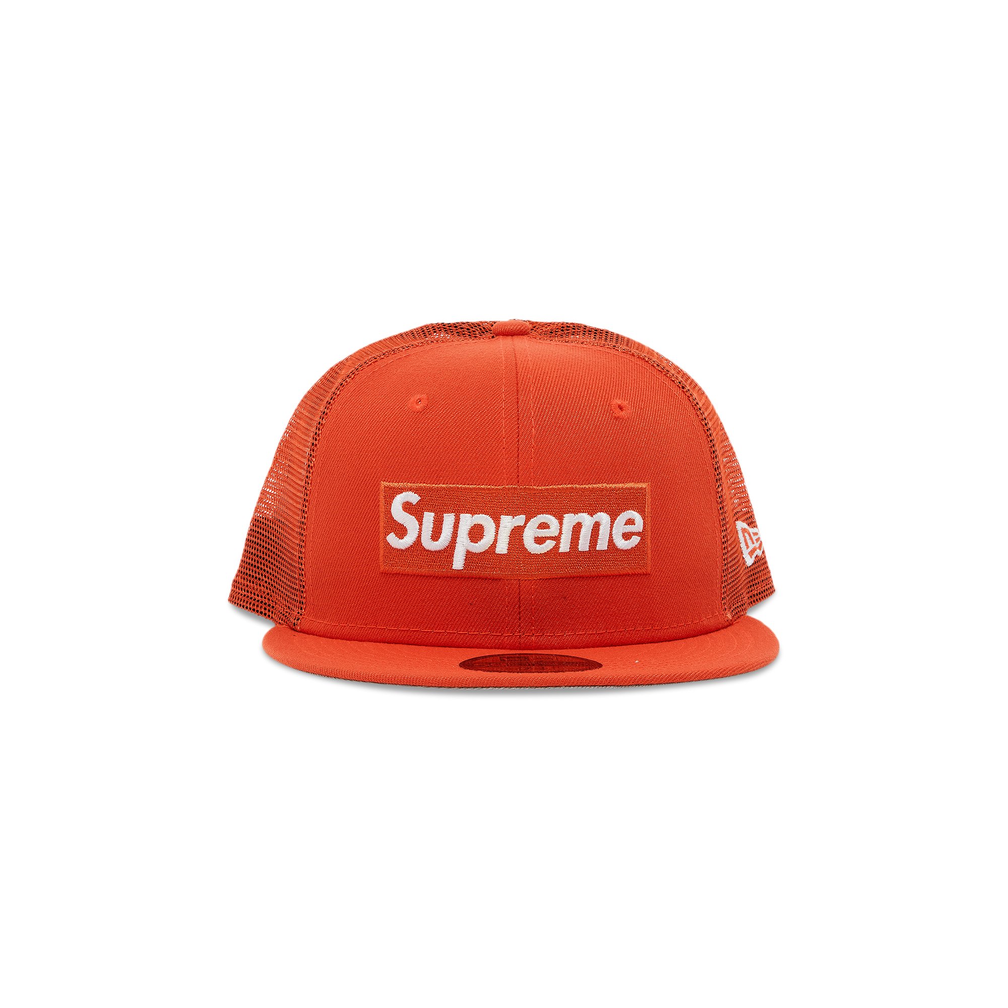 Buy Supreme x New Era Box Logo Mesh Back 'Orange' - SS23H115