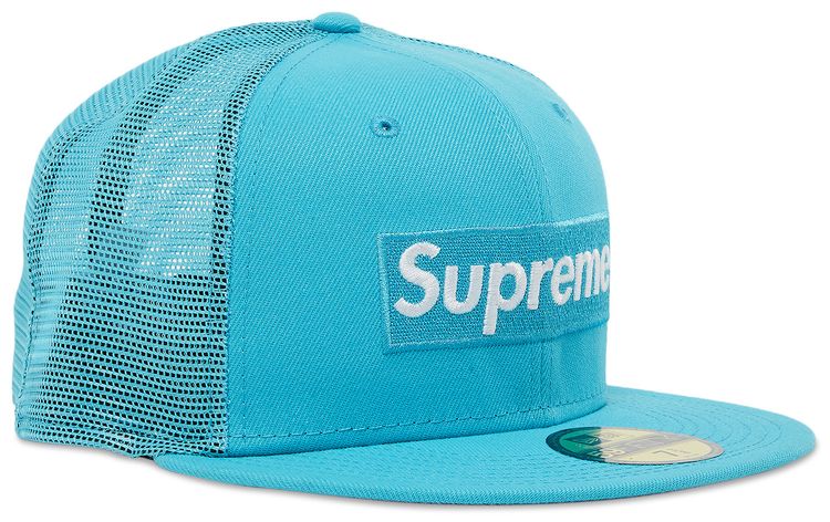 Supreme x New Era Box Logo Mesh Back Blue