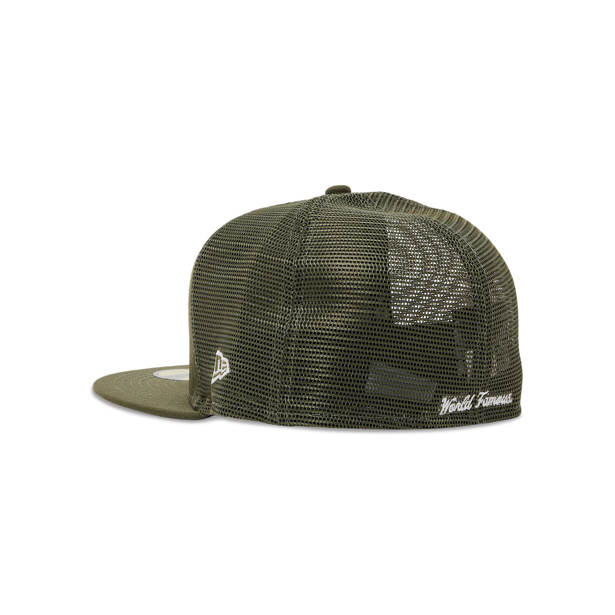 7-5/8 Olive Box Logo Mesh Back New Era®