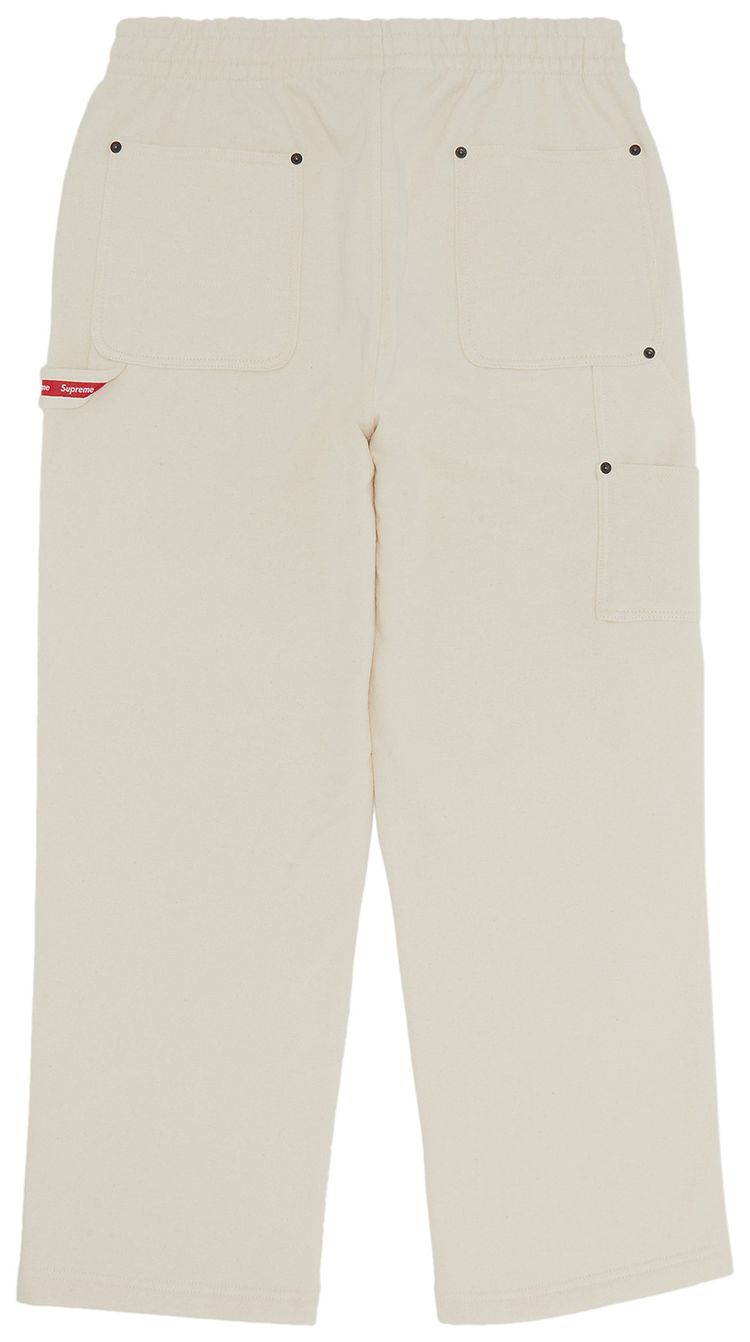 Supreme Double Knee Painter Sweatpant Natural