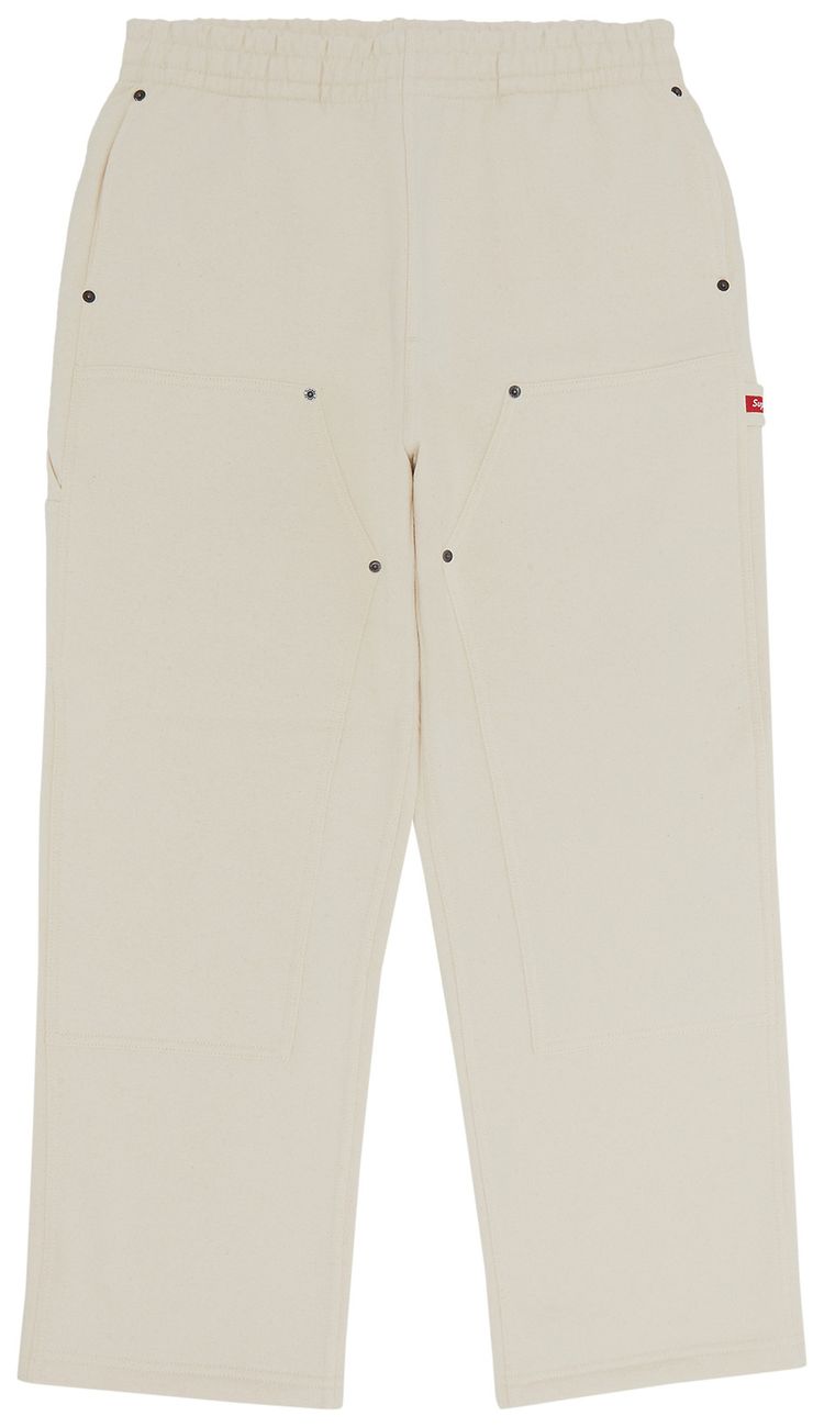 Supreme Double Knee Painter Sweatpant Natural
