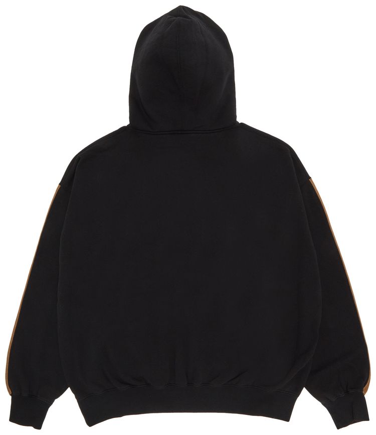 Supreme Half Zip Hooded Sweatshirt Black