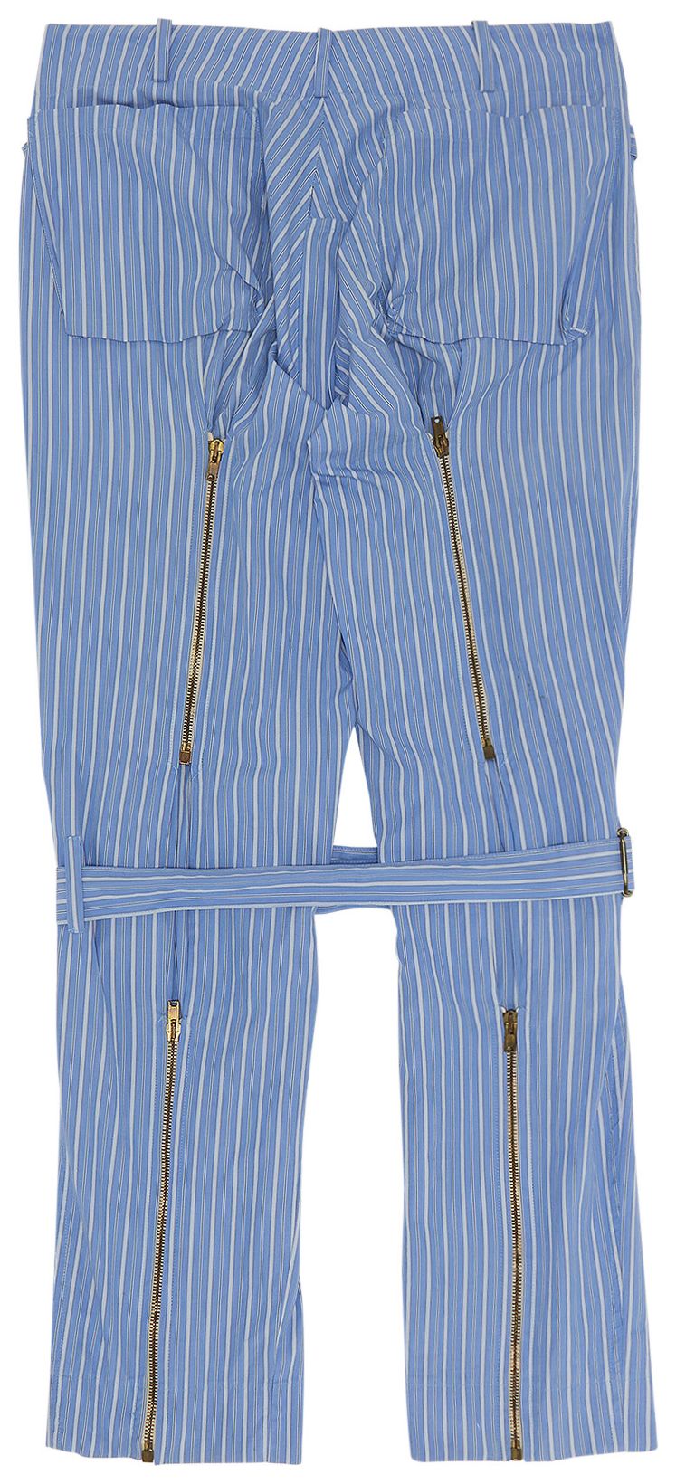 Vintage Vivienne Westwood Striped Bondage Trousers Blue