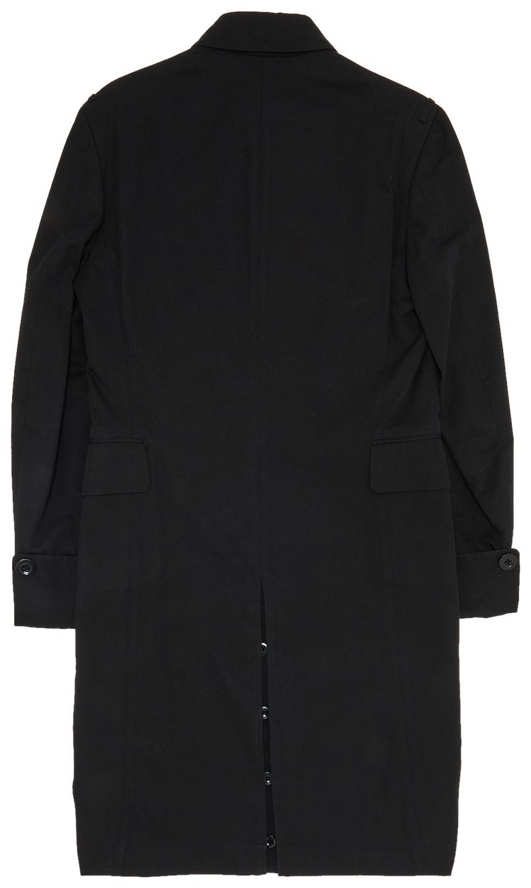 Vintage Yohji Yamamoto Double Breasted Multi Length Overcoat Black