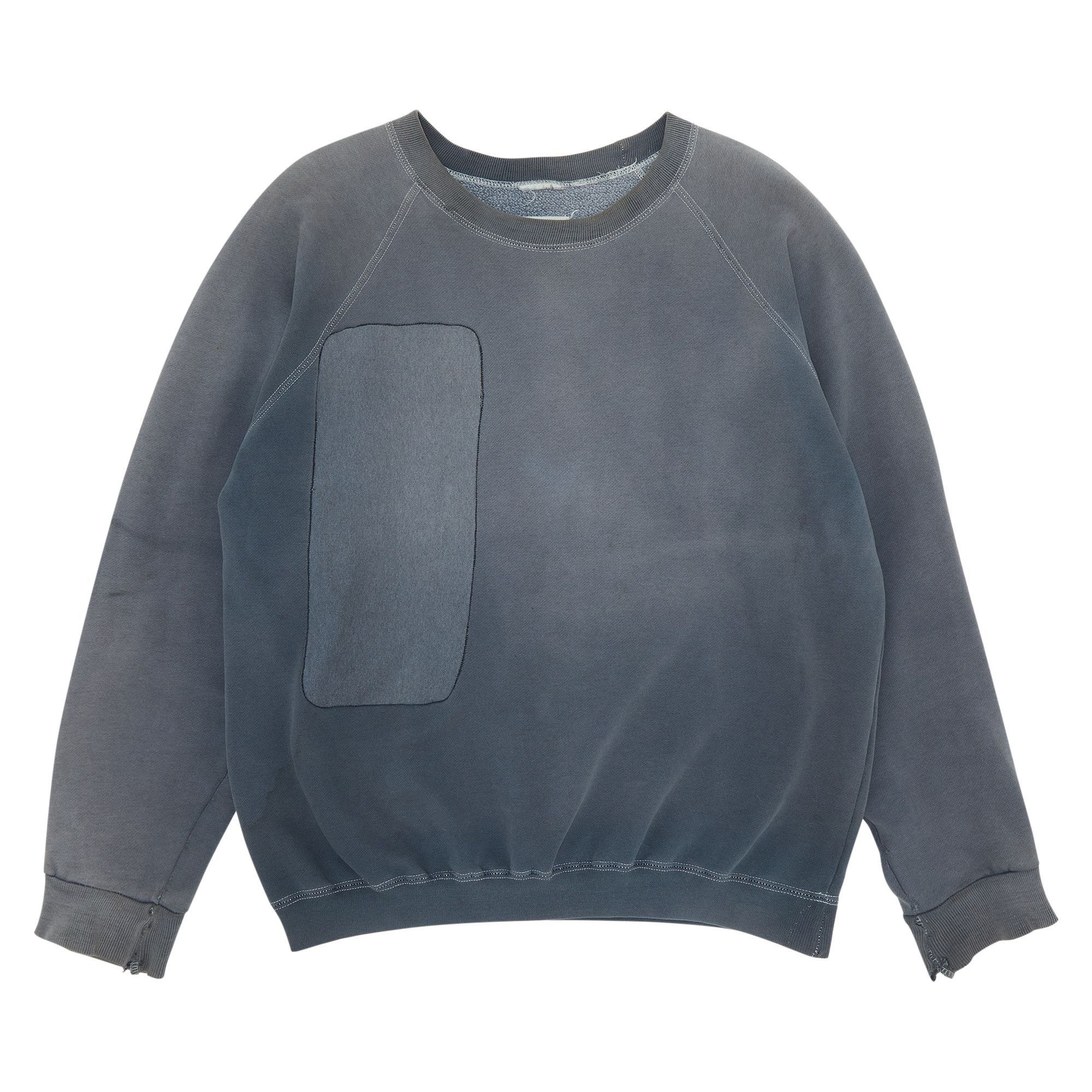 Buy Vintage Maison Margiela Artisanal Washed Out Crewneck Sweatshirt Grey 0063 100000106WOCS GREY GOAT