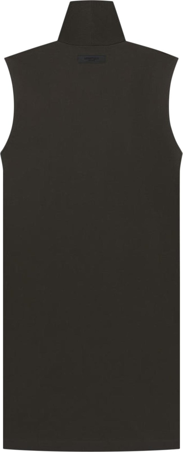 Fear of God Essentials Sleeveless T Shirt Dress Off Black