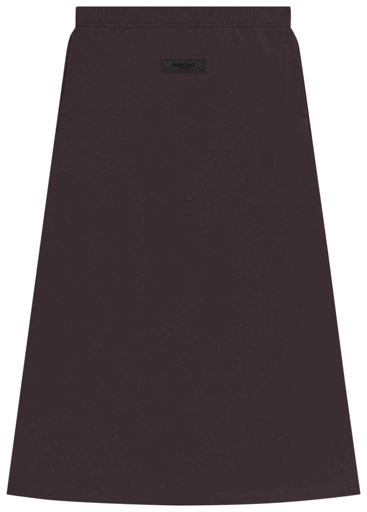 Fear of God Essentials Long Skirt Plum