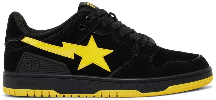 BAPE Sk8 Sta Black Electric Yellow