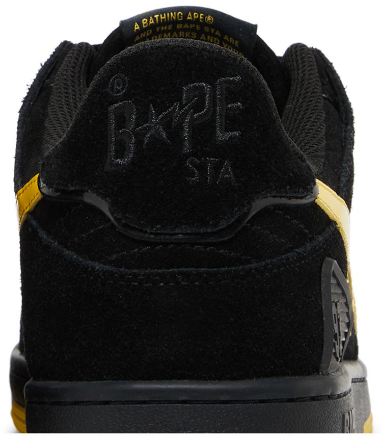 BAPE Sk8 Sta Black Electric Yellow