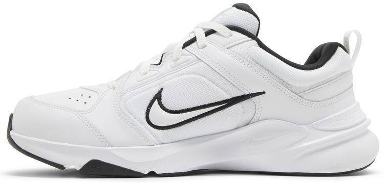 Defy All Day Extra Wide White Black