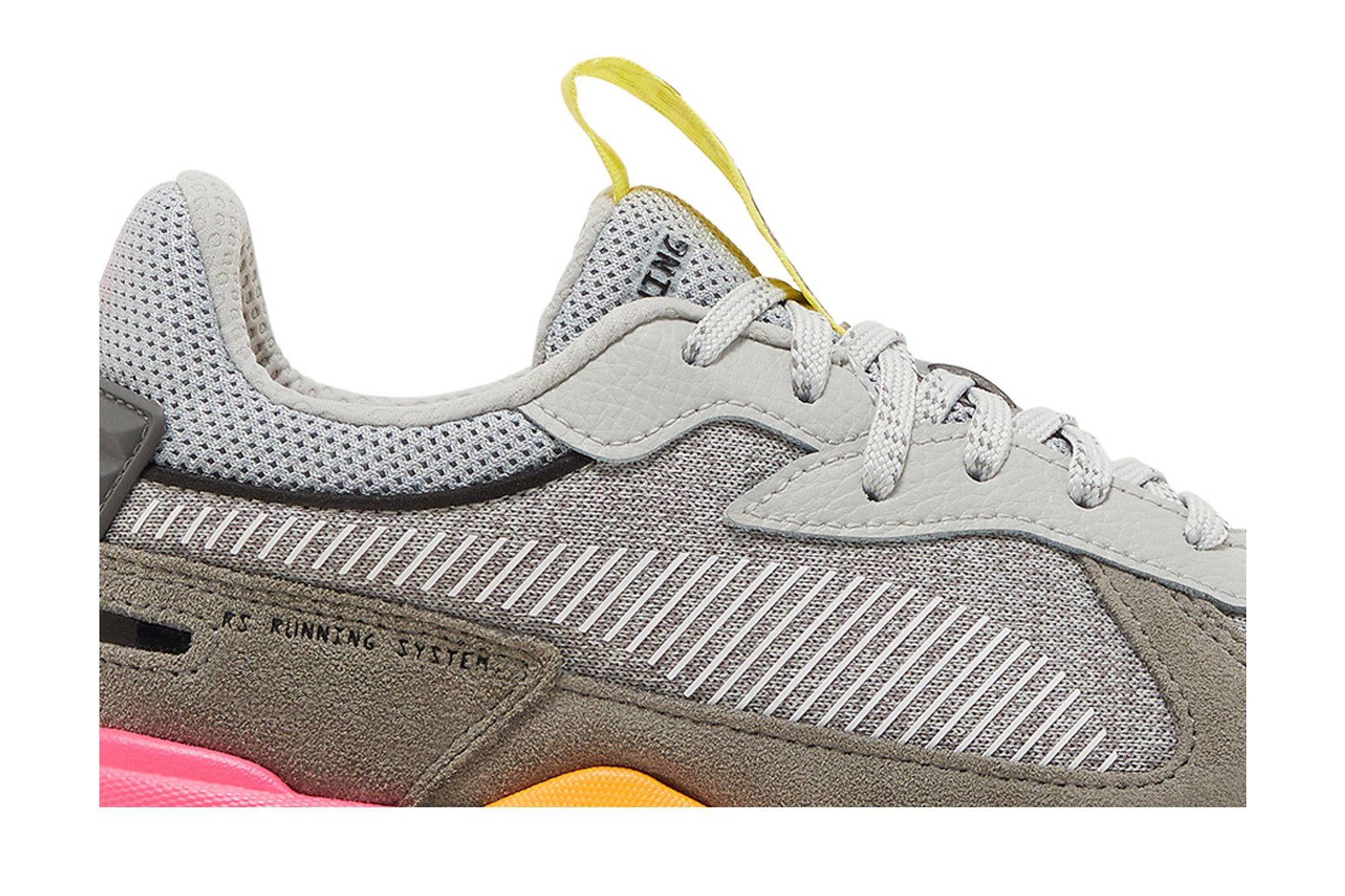 Buy RS X Highlighter High Rise Ultra Grey 384710 01 GOAT