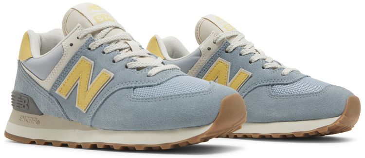 New Balance Wmns 574v2 Light Slate Wheat Field