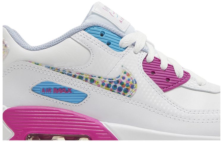 Nike Air Max 90 Leather SE GS Bright Colors