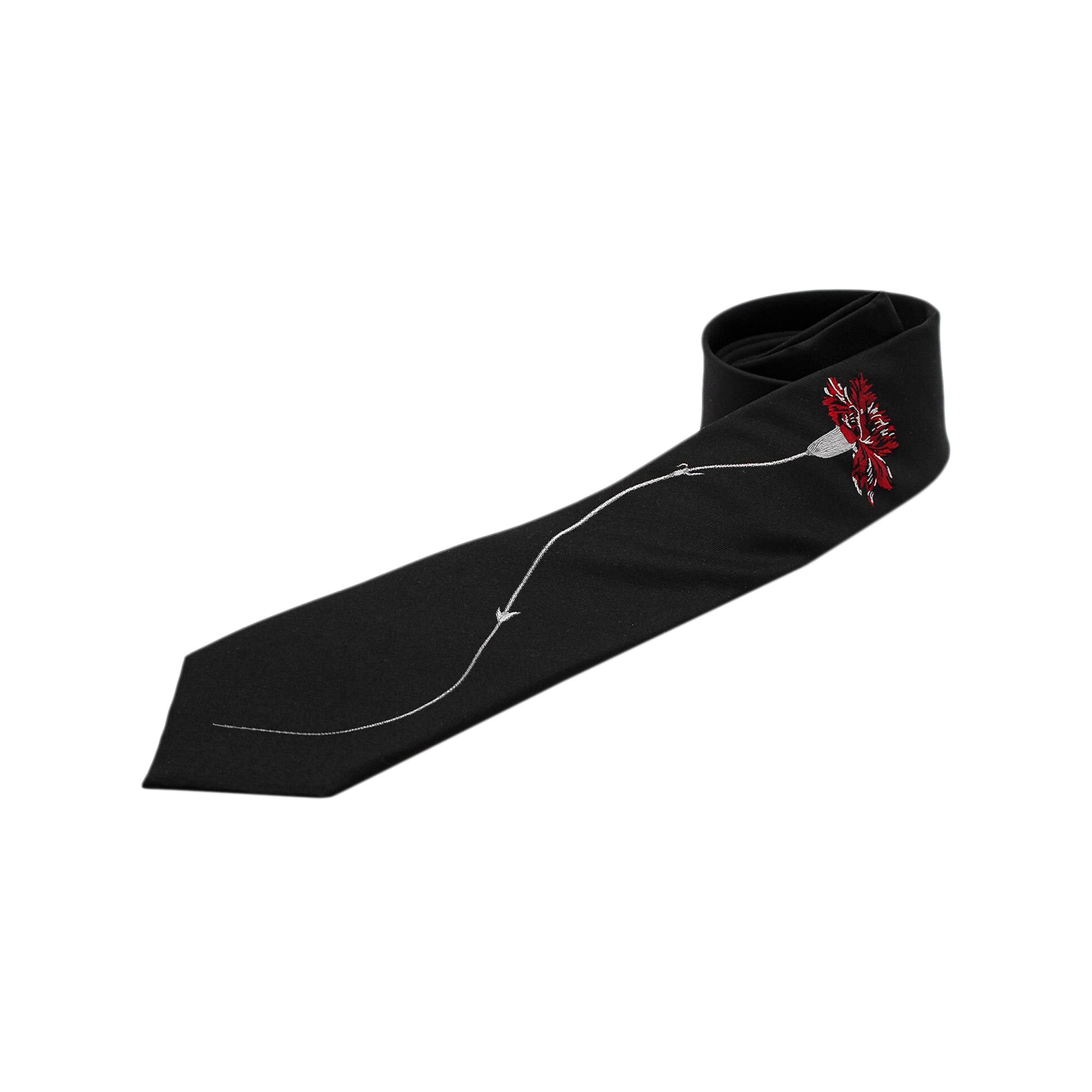 Buy Yohji Yamamoto Pour Homme Derby Tie 'Black' - HZ N83 462 3 | GOAT
