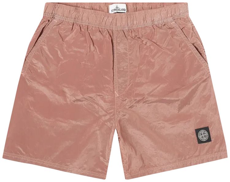 Stone Island Drawstring Metal Swimming Trunk Pink