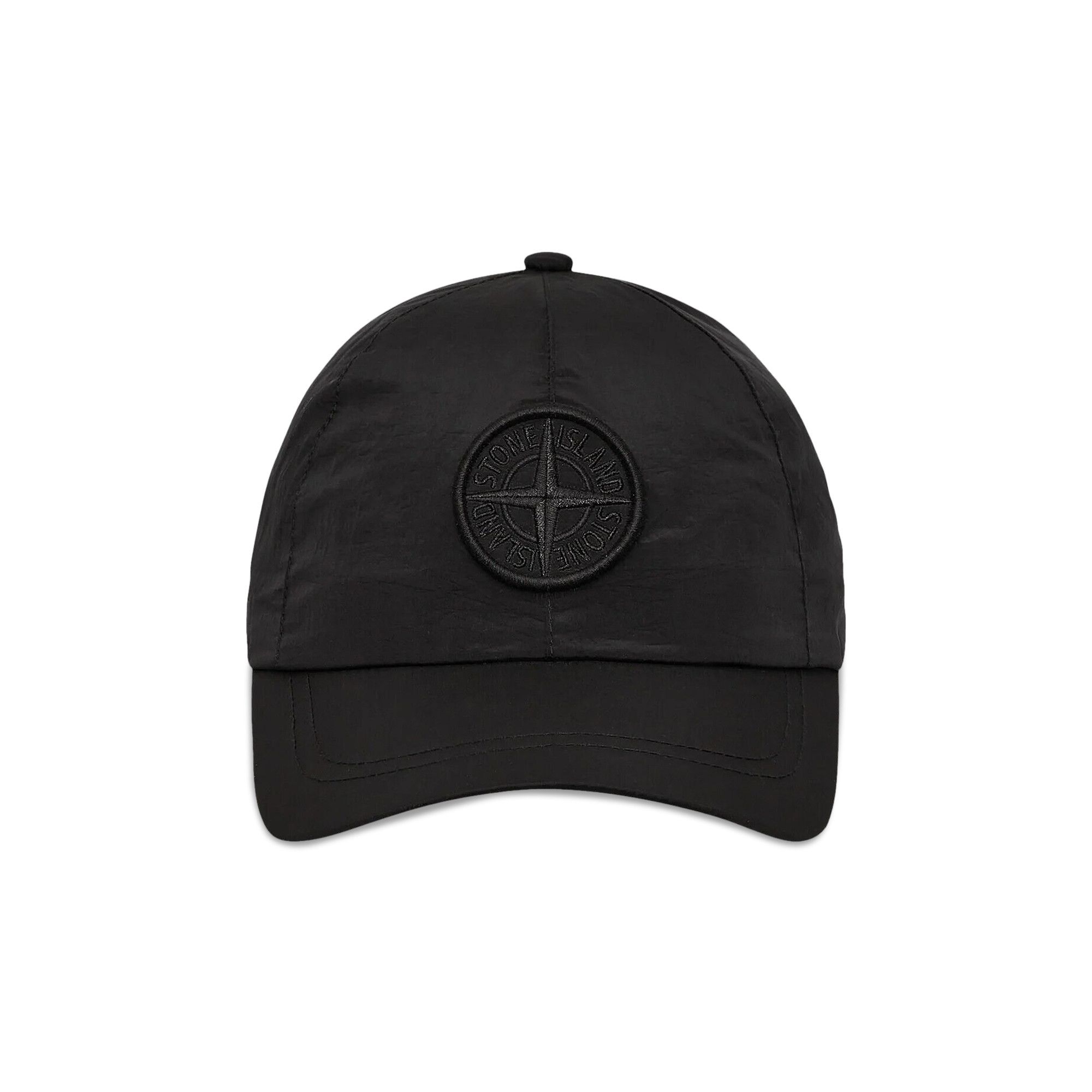 All black stone island cap hotsell