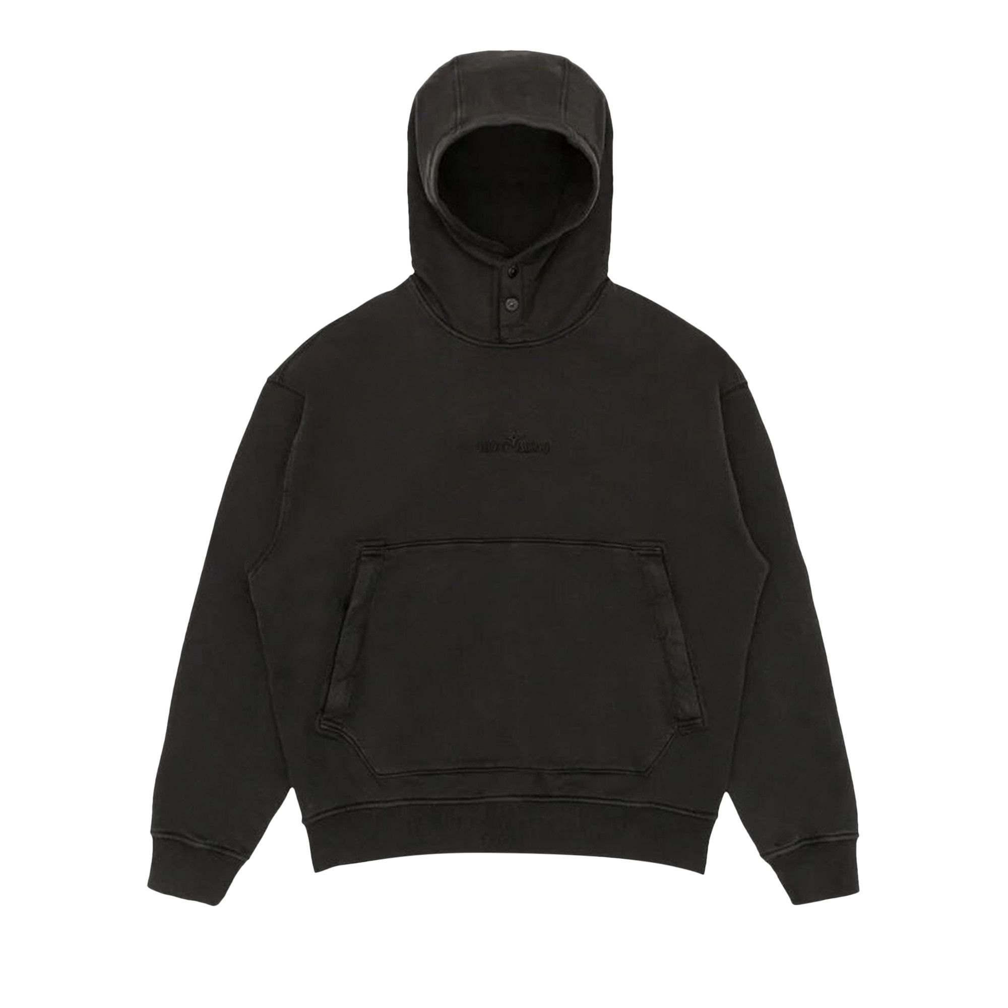 Supreme black tonal box shop logo hoodie