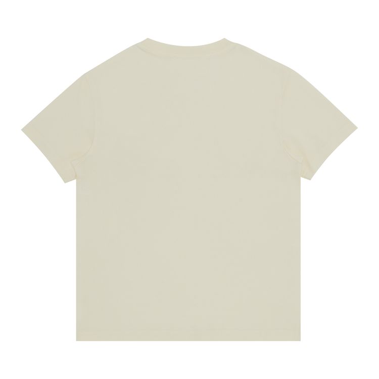 Lanvin Curb Emb Classic T Shirt Milk