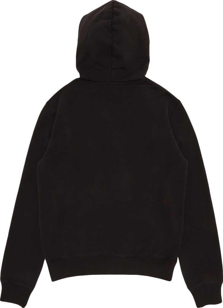 Lanvin Curb Emb Hoodie Ebony