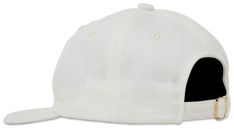 Casablanca Tennis Club Icon Embroidered Cap White