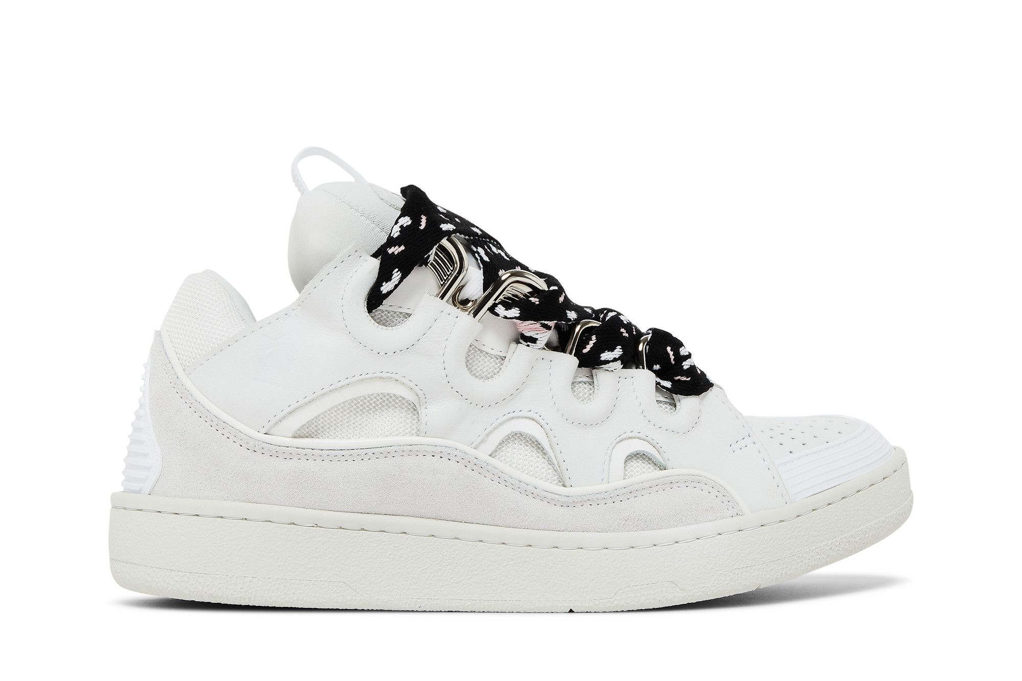 Size 10.0 Lanvin Curb Sneakers 'White'