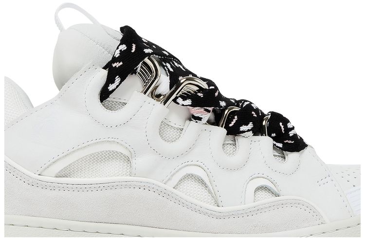 Lanvin Curb Sneakers White