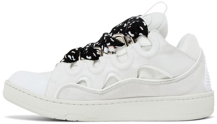 Lanvin Curb Sneakers White