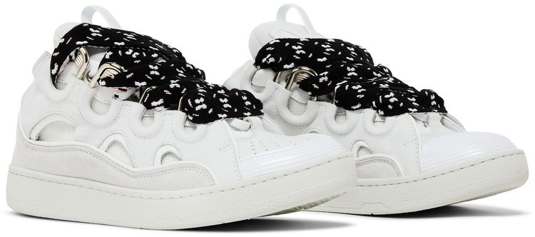 Lanvin Curb Sneakers White