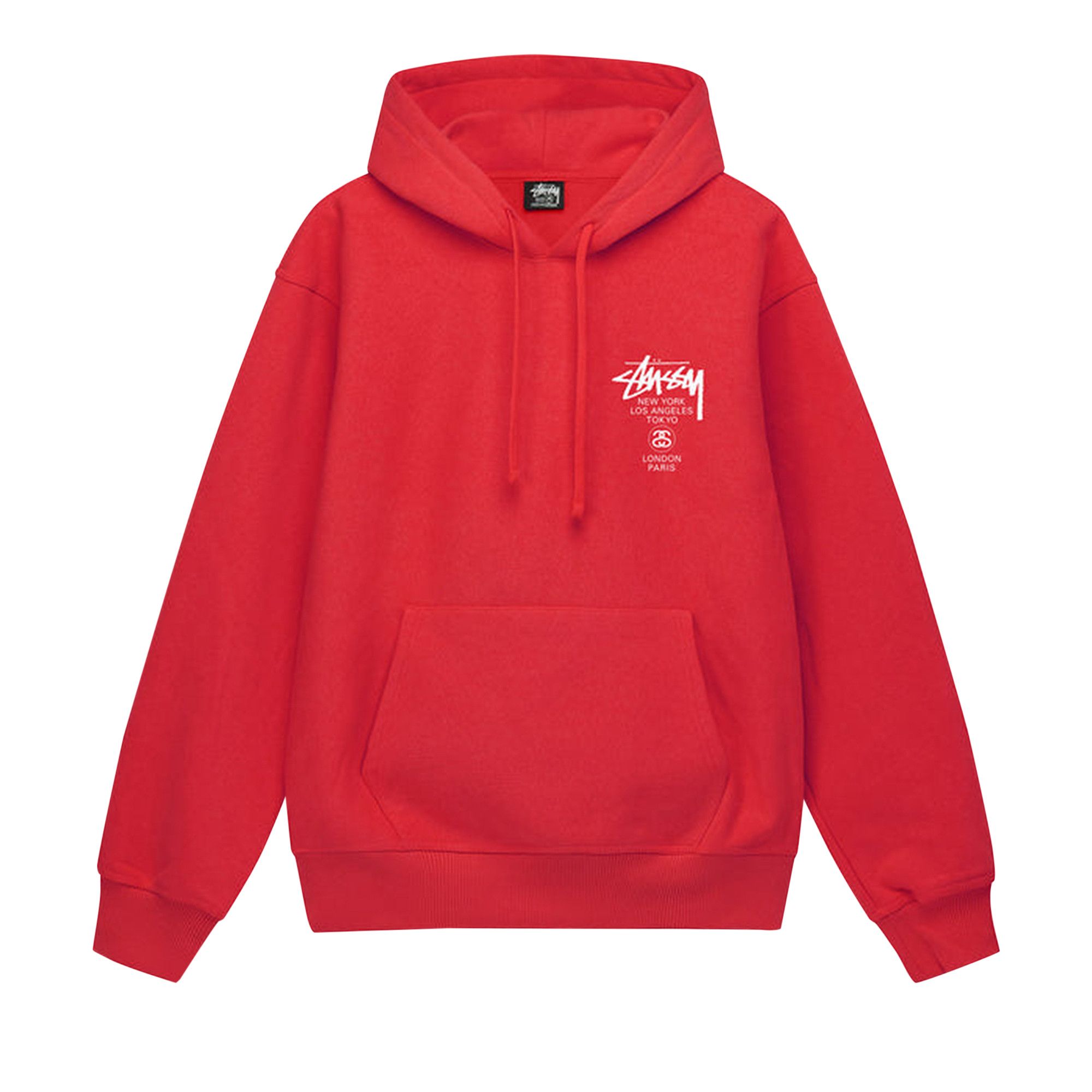 ★送料・関税込★Stussy★WORLD TOUR HOODIE★RED★ Buy Stussy World Tour Hoodie 'Red' - 3923713 RED | GOAT