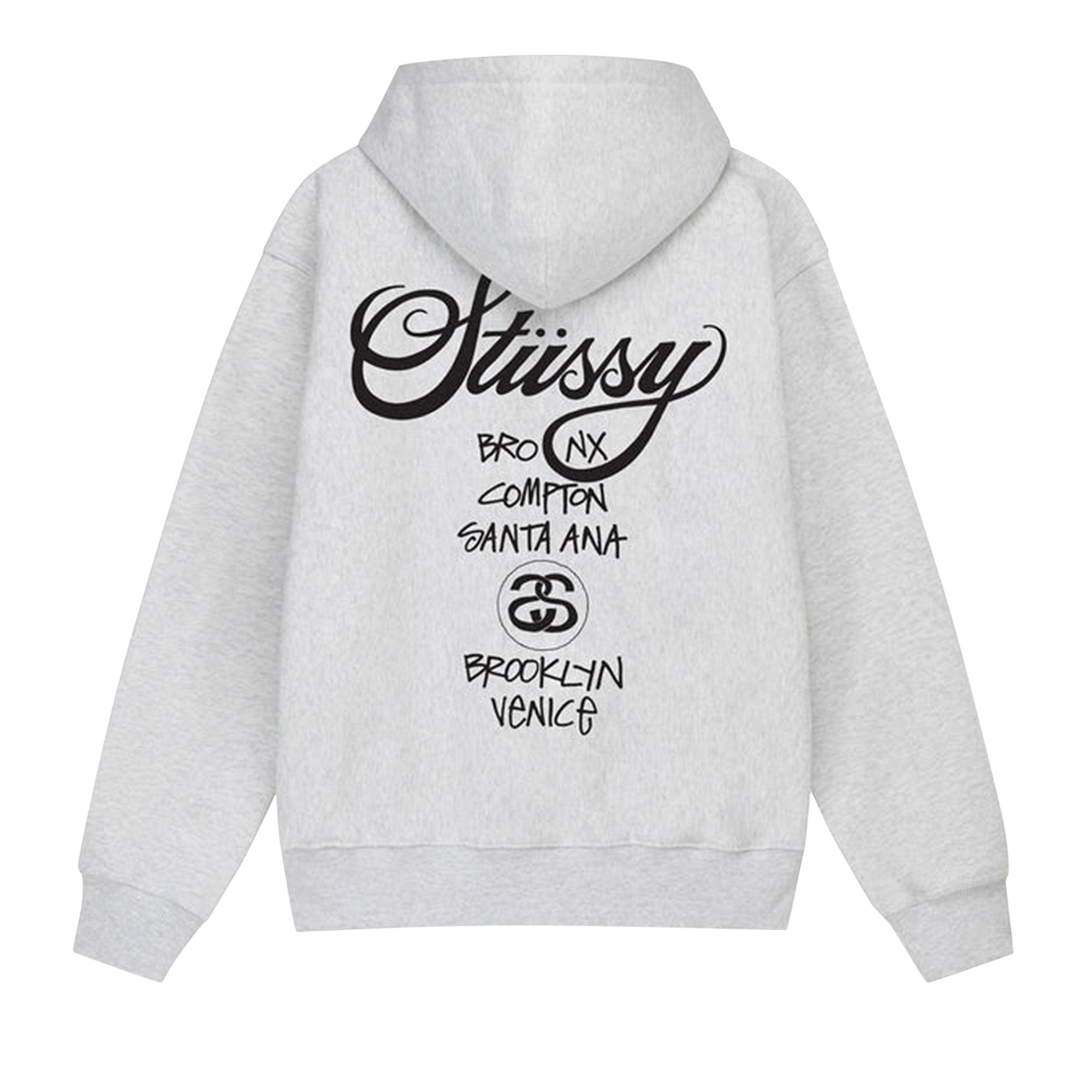 Stussy Letterman Hoodie Black Men's - SS24 - US