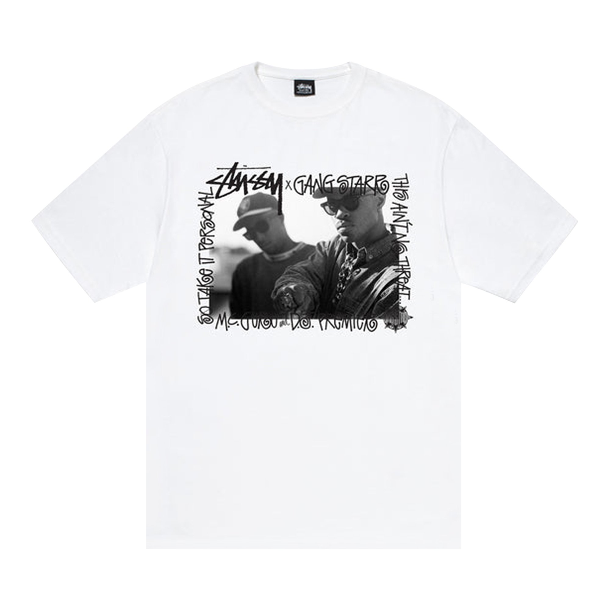 Buy Stussy Gang Starr Take It Personal Tee 'White' - 3903845 WHIT