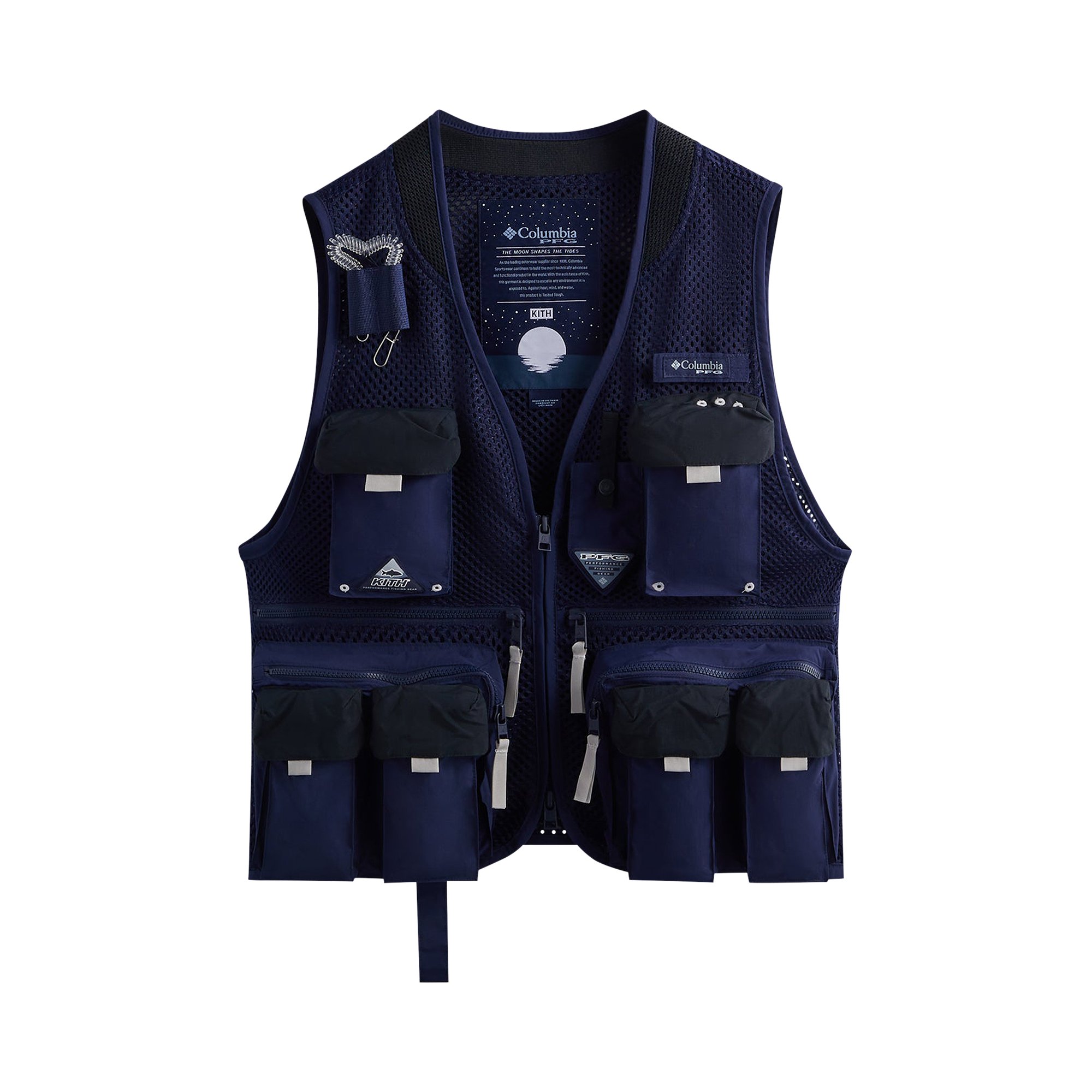 Buy Kith For Columbia PFG Cool Creek Vest 'Extreme Midgnight 
