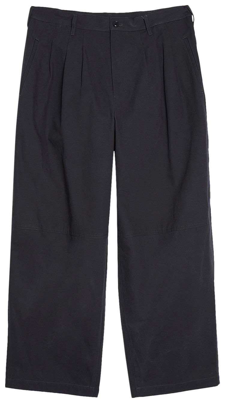Yohji Yamamoto Pour Homme Side Action Pleated Pant Grey