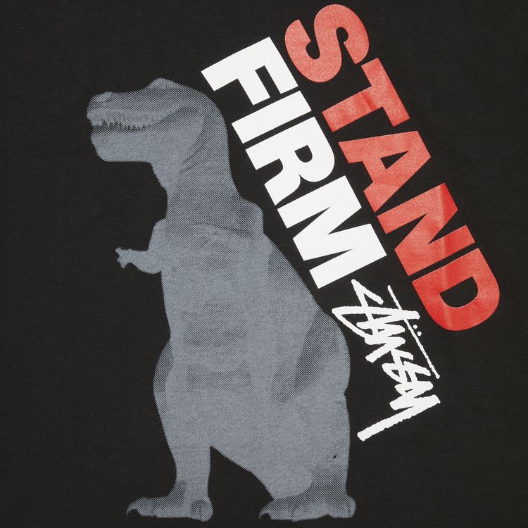 Stussy Stand Firm Dino Tee Black