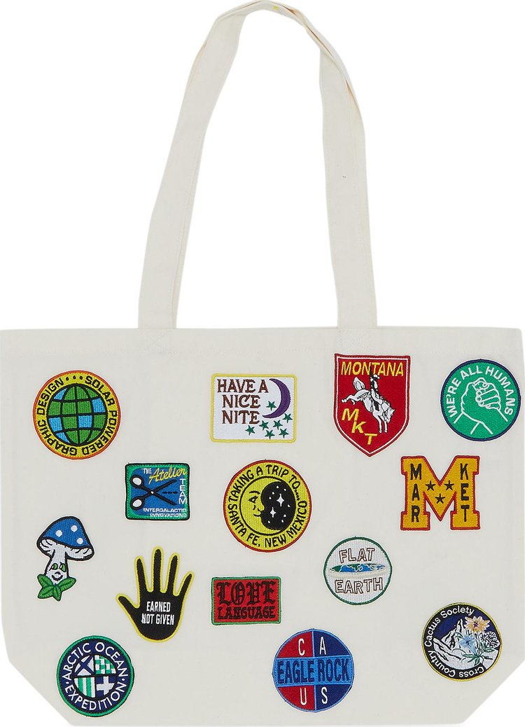 Market Patch Tote Bag Multicolor