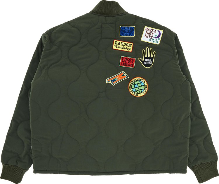 Market Patch Liner Jacket Green