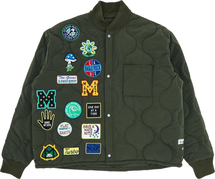 Market Patch Liner Jacket Green