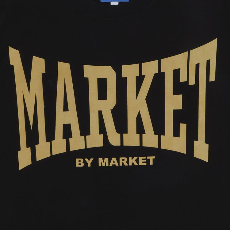 Market Persistent Logo T Shirt Vintage Black