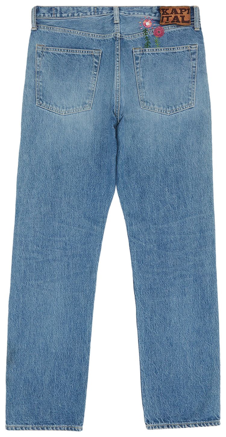 Kapital Patchwork Slim Jeans Indigo
