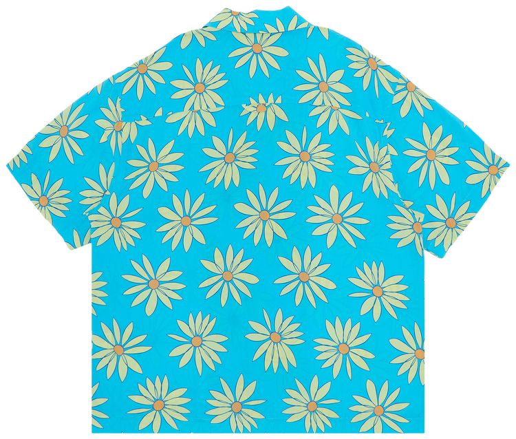 Jacquemus La Chemise Jean Shirt Print GreenBlue Flowers