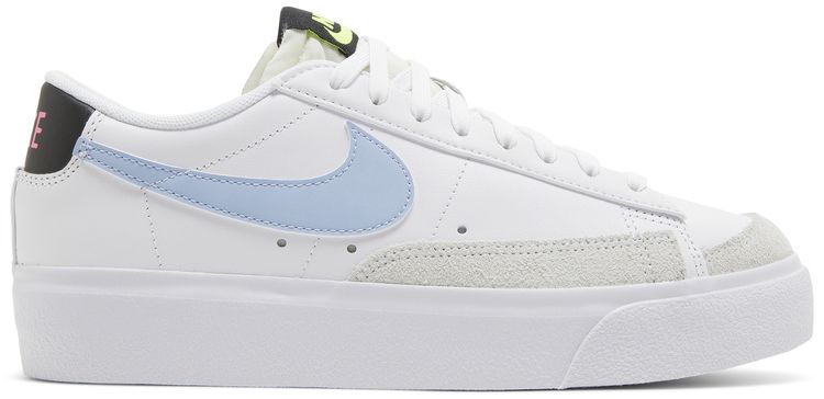 Nike Wmns Blazer Low Platform White Cobalt Bliss