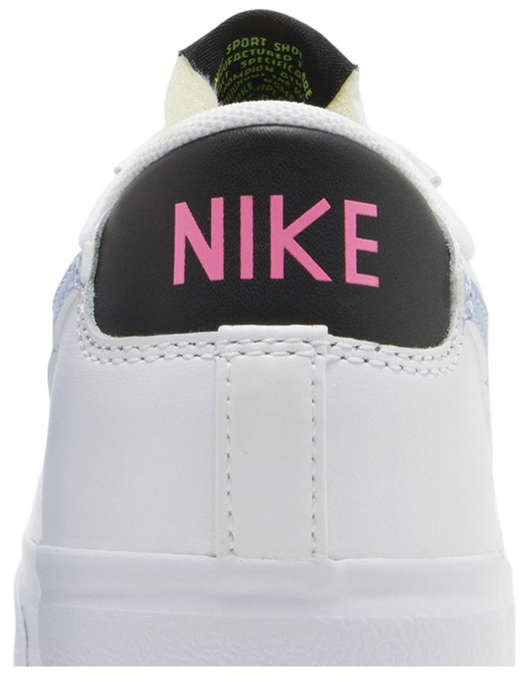 Nike Wmns Blazer Low Platform White Cobalt Bliss