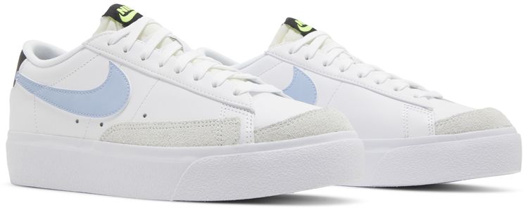 Nike Wmns Blazer Low Platform White Cobalt Bliss