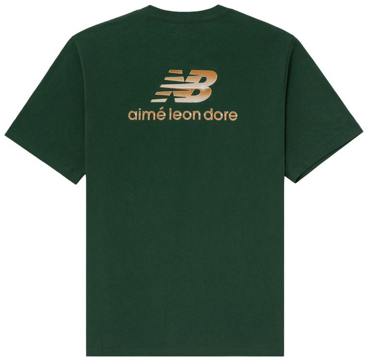 Aime Leon Dore x New Balance Logo Tee Dark Green
