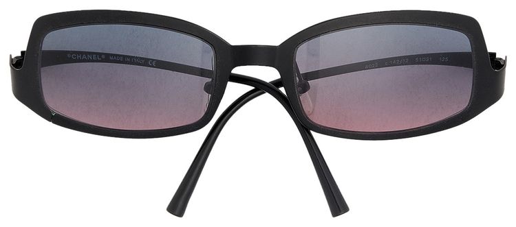 Vintage Chanel Modello 4022 Sunglasses Black From the Closet of Maria Zardoya