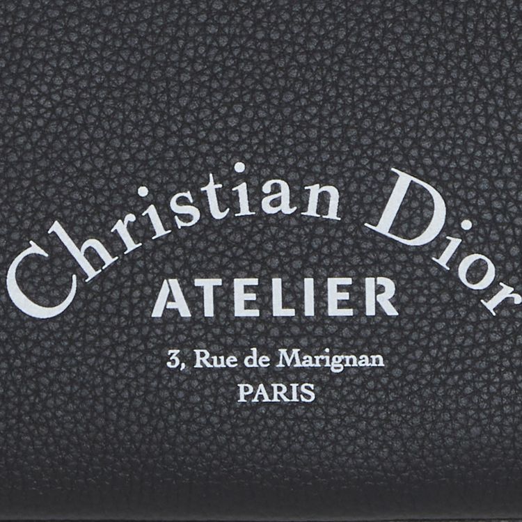 Dior Small Leather Zip Pouch Black