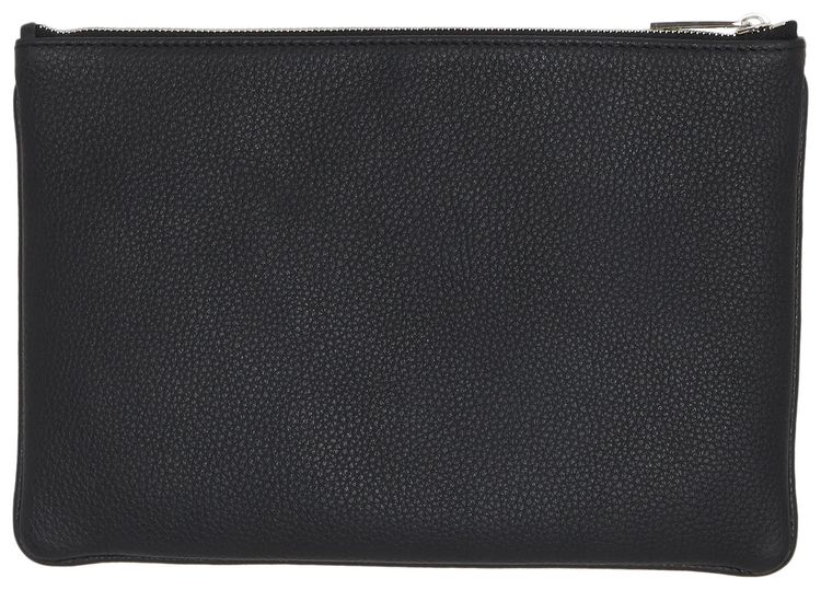 Dior Small Leather Zip Pouch Black