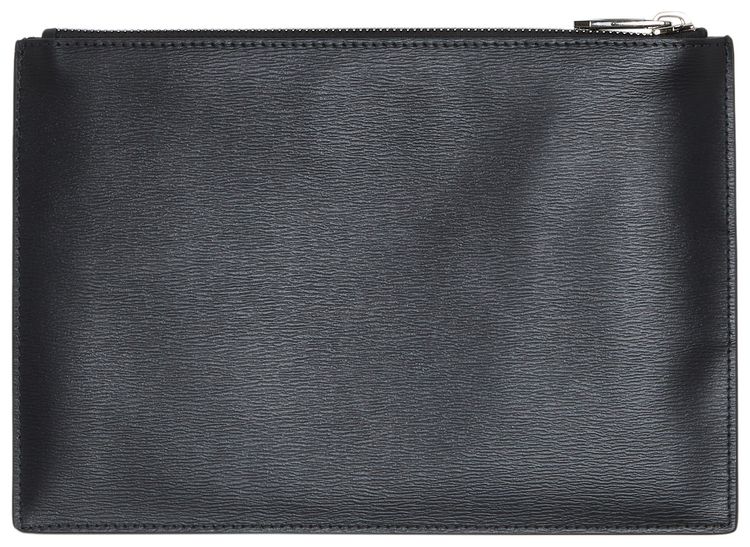 Dior Bee Zip Top Pouch Black