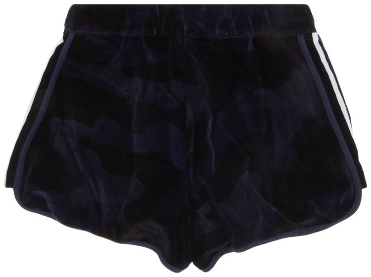 Dior Velvet Shorts Blue