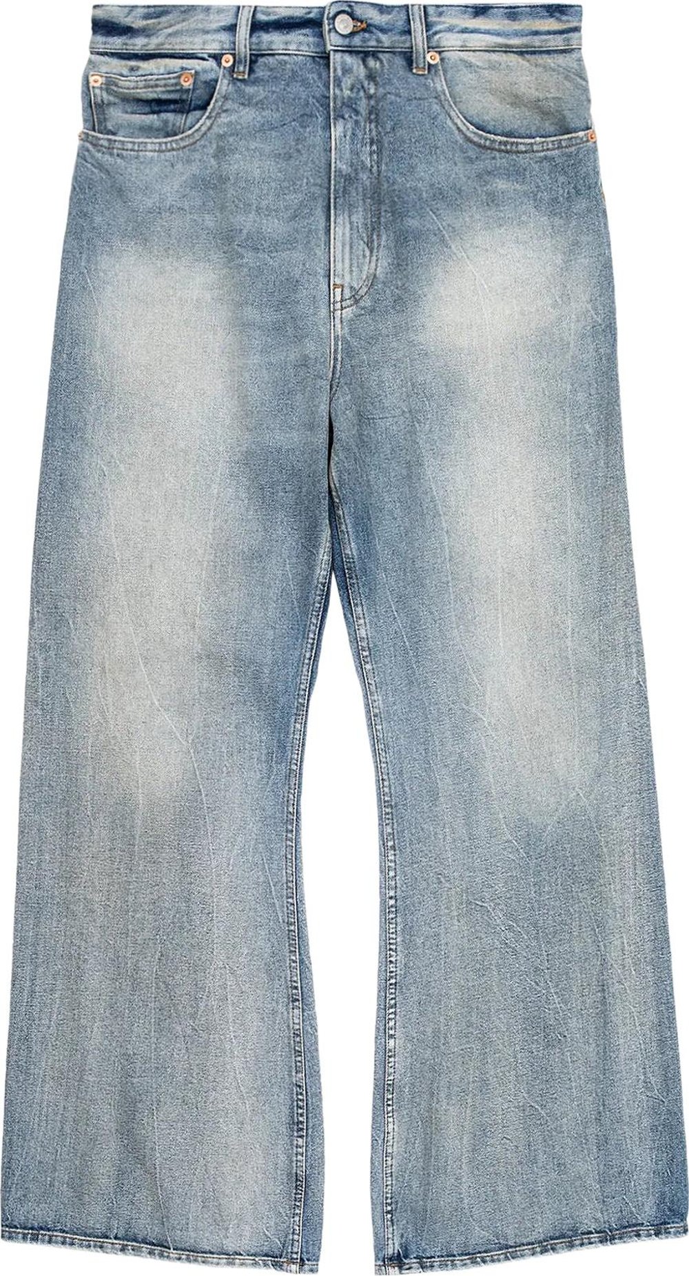 Buy MM6 Maison Margiela 5 Pocket Pants 'Bright Blue Spray' - S62LB0131 ...